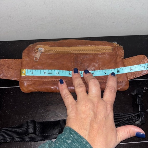 Genuine Leather Fanny Pack | Bum Bag | Cross Body | BOSS | Adjustable Strap - Picture 8 of 10